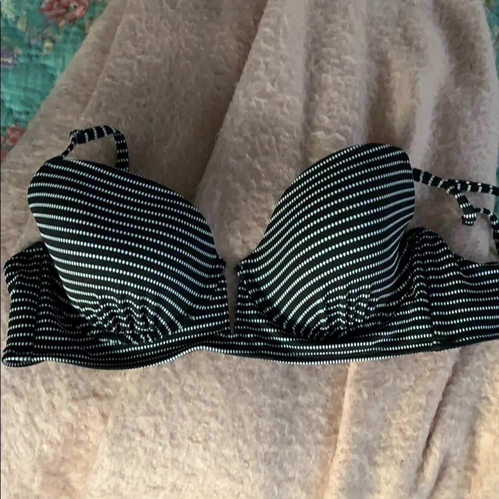 Stripped Bathing-suit Top